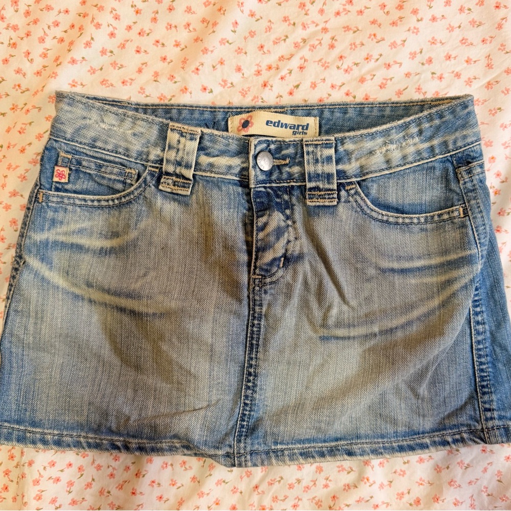 Women's Blue Denim Skirt